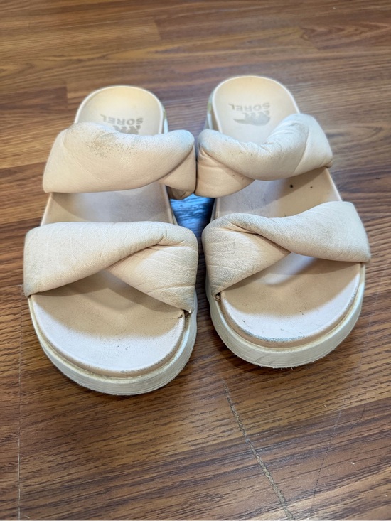 Sorel Shoes - Sorel Viibe Twist Slide chunky cushion sandals 8